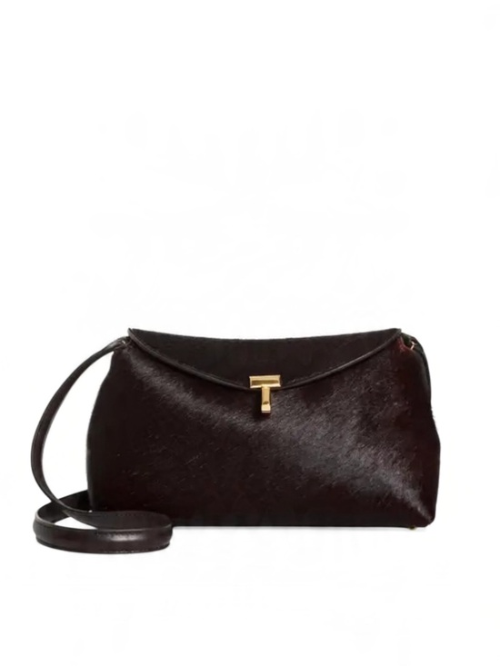 Toteme Handbags - Toteme T-Lock Genuine Calf Hair Top
Handle Bag